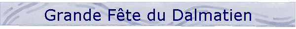 Grande Fte du Dalmatien